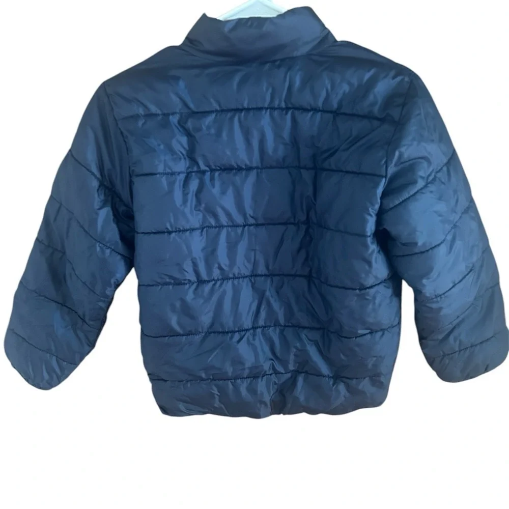 The Children's Place Boys M 7/8 Lightweight Navy Puffer Jacket